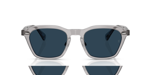 Sie Oliver Peoples R-11 mit Workman Grau Gestell und Blau Gläsern - Das Bild 9