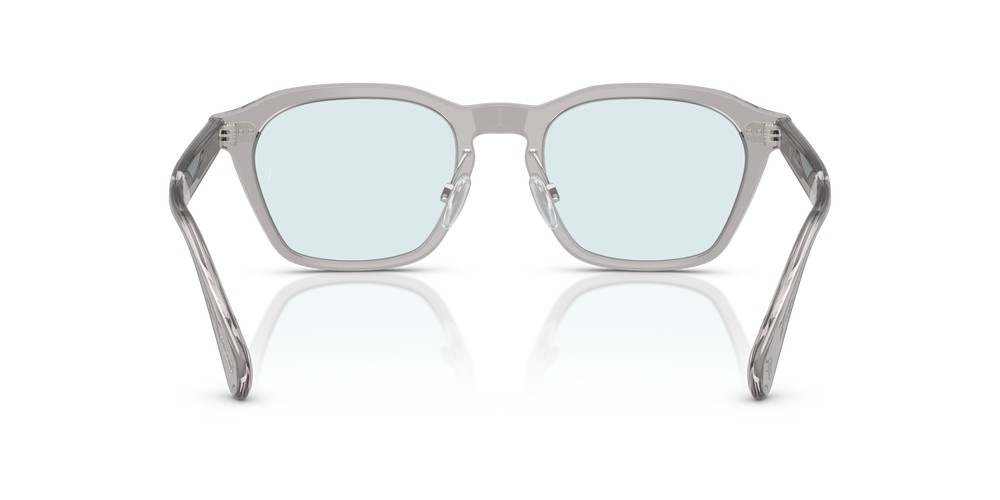 Sie Oliver Peoples R-11 mit Workman Grau Gestell und Blau Gläsern - Das Bild 6