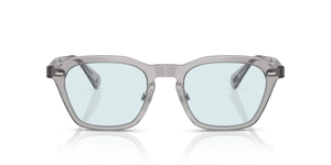 Sie Oliver Peoples R-11 mit Workman Grau Gestell und Blau Gläsern - Das Bild 3