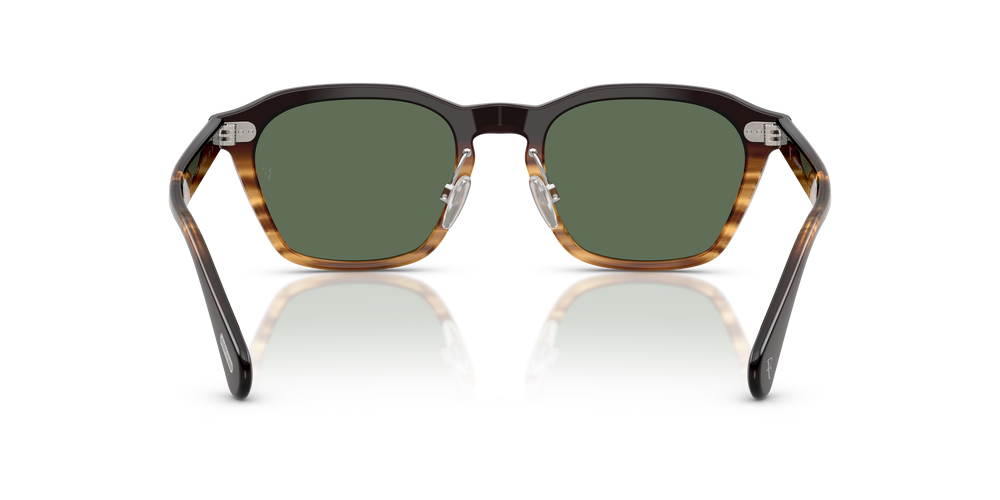 Sie Oliver Peoples R-11 mit Cortado Gestell und Grün Gläsern - Das Bild 5