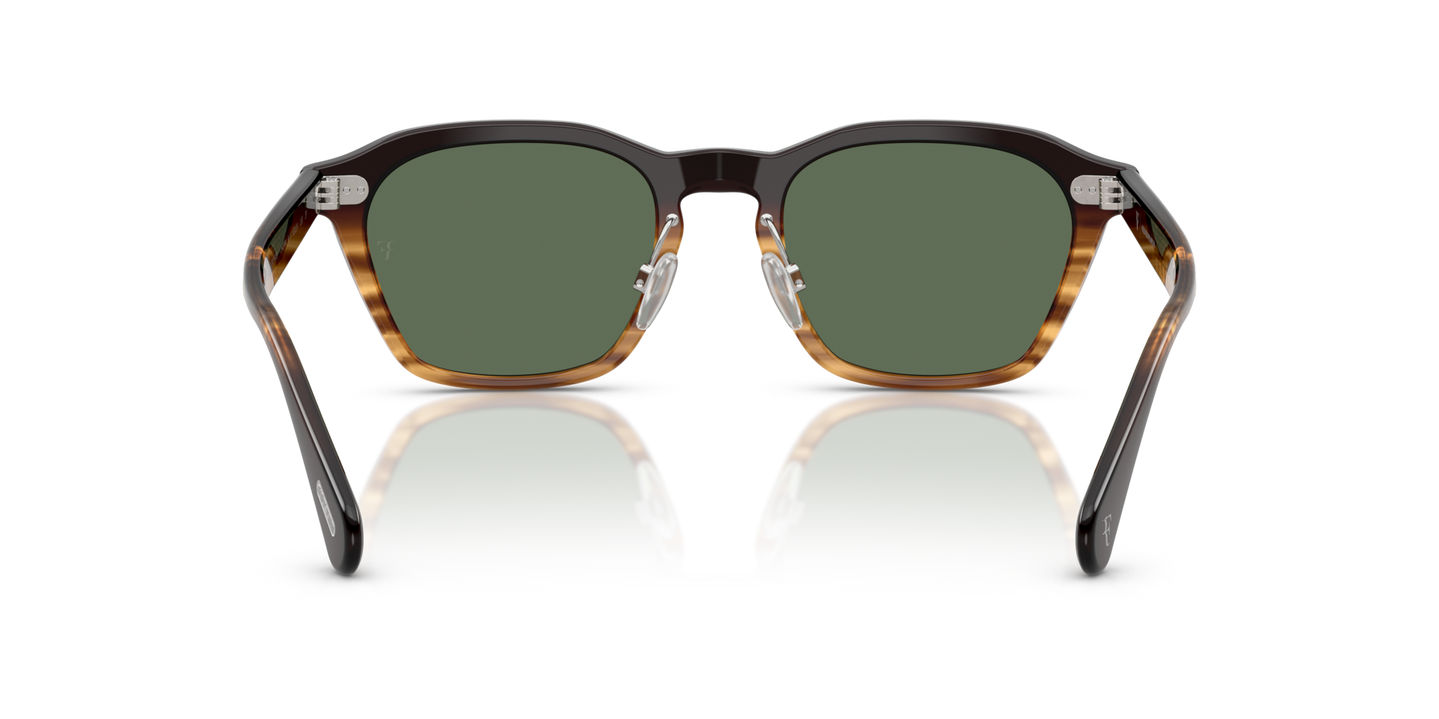 Oliver Peoples R-11 con montatura Cortado e lenti  Verde - Immagine Naselli