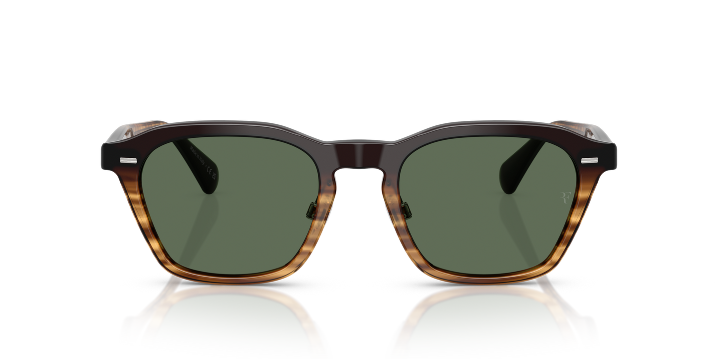 Oliver Peoples R-11 con montatura Cortado e lenti  Verde - Immagine Lenti ad alte prestazioni