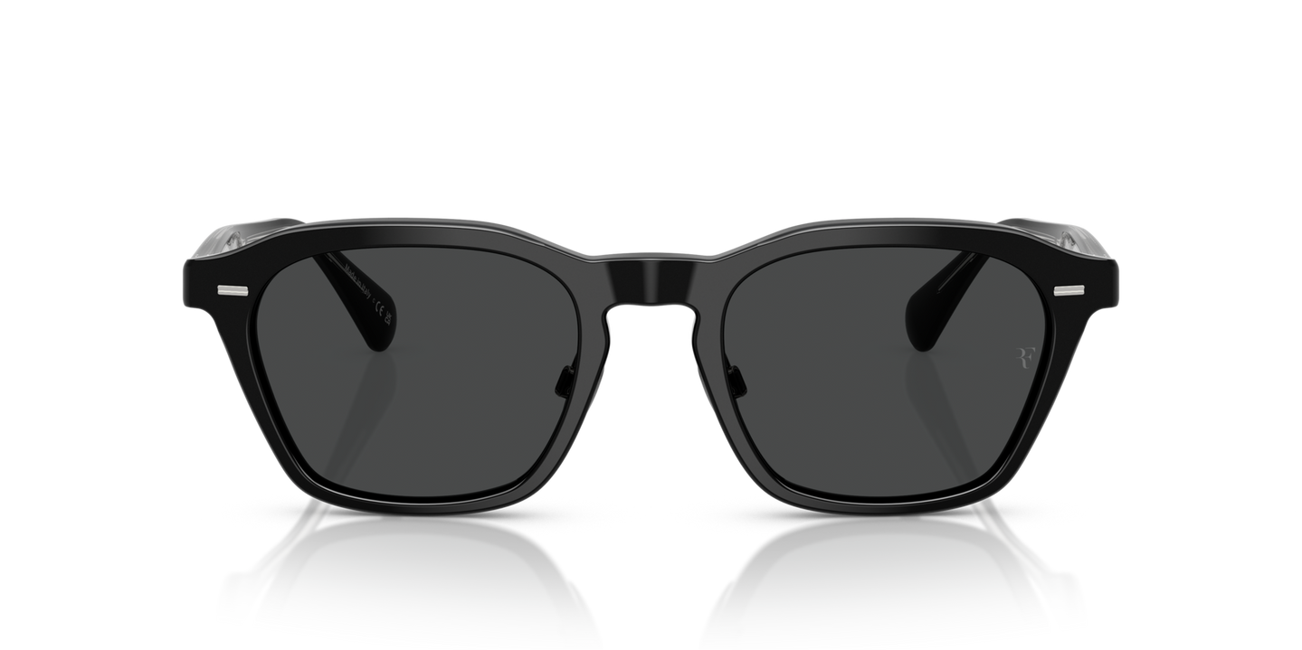 Oliver Peoples R-11 with Black frame and Grey lenses - Image Performance Lenses