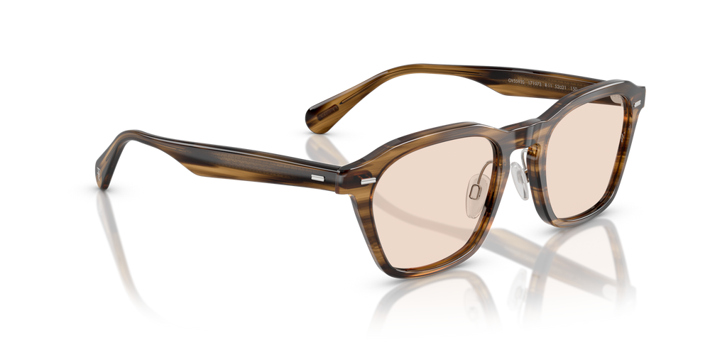 Oliver Peoples R-11 con montatura Verde oliva effetto fumé e lenti  Marrone - immagine 4