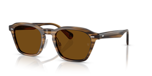 Oliver Peoples R-11 con montatura Verde oliva effetto fumé e lenti  Marrone - immagine 8