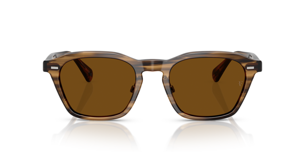 Oliver Peoples R-11 con montatura Verde oliva effetto fumé e lenti  Marrone - immagine 9