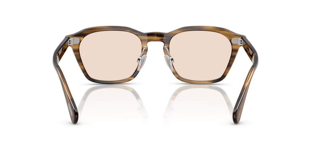 Oliver Peoples R-11 con montatura Verde oliva effetto fumé e lenti  Marrone - immagine 6