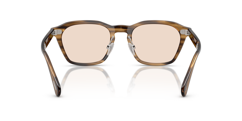 Oliver Peoples R-11 con montatura Verde oliva effetto fumé e lenti  Marrone - immagine 6