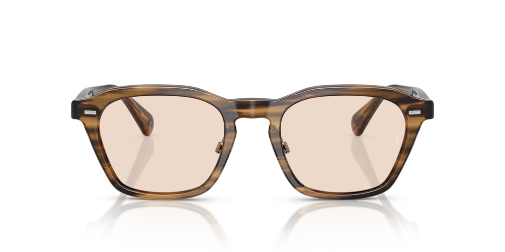 Oliver Peoples R-11 con montatura Verde oliva effetto fumé e lenti  Marrone - immagine 3