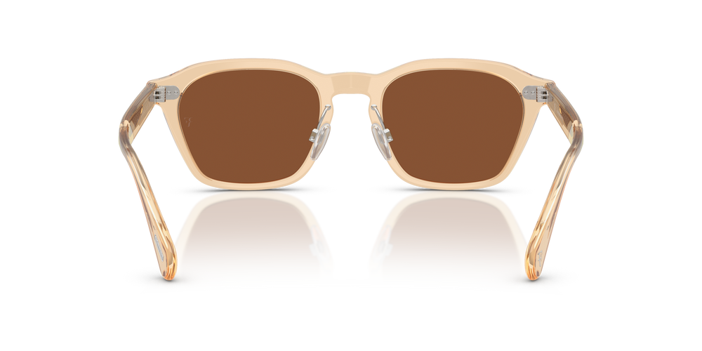 Oliver Peoples R-11 with Sand frame and Orange lenses - Image 5
