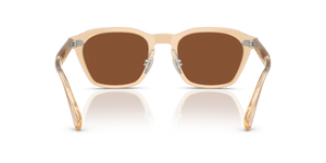 Sie Oliver Peoples R-11 mit Sand Gestell und Orange Gläsern - Das Bild 5