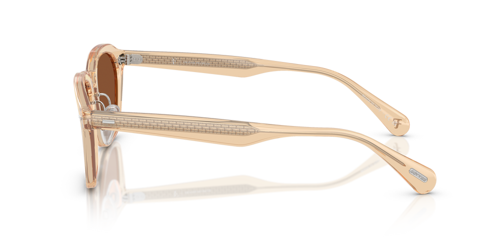 Oliver Peoples R-11 with Sand frame and Orange lenses - Image 4