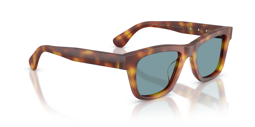 Oliver Peoples Alex Israel with Semi Matte LBR frame and Green lenses - Image 3