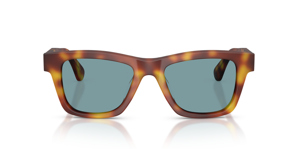 Oliver Peoples Alex Israel with Semi Matte LBR frame and Green lenses - image 2
