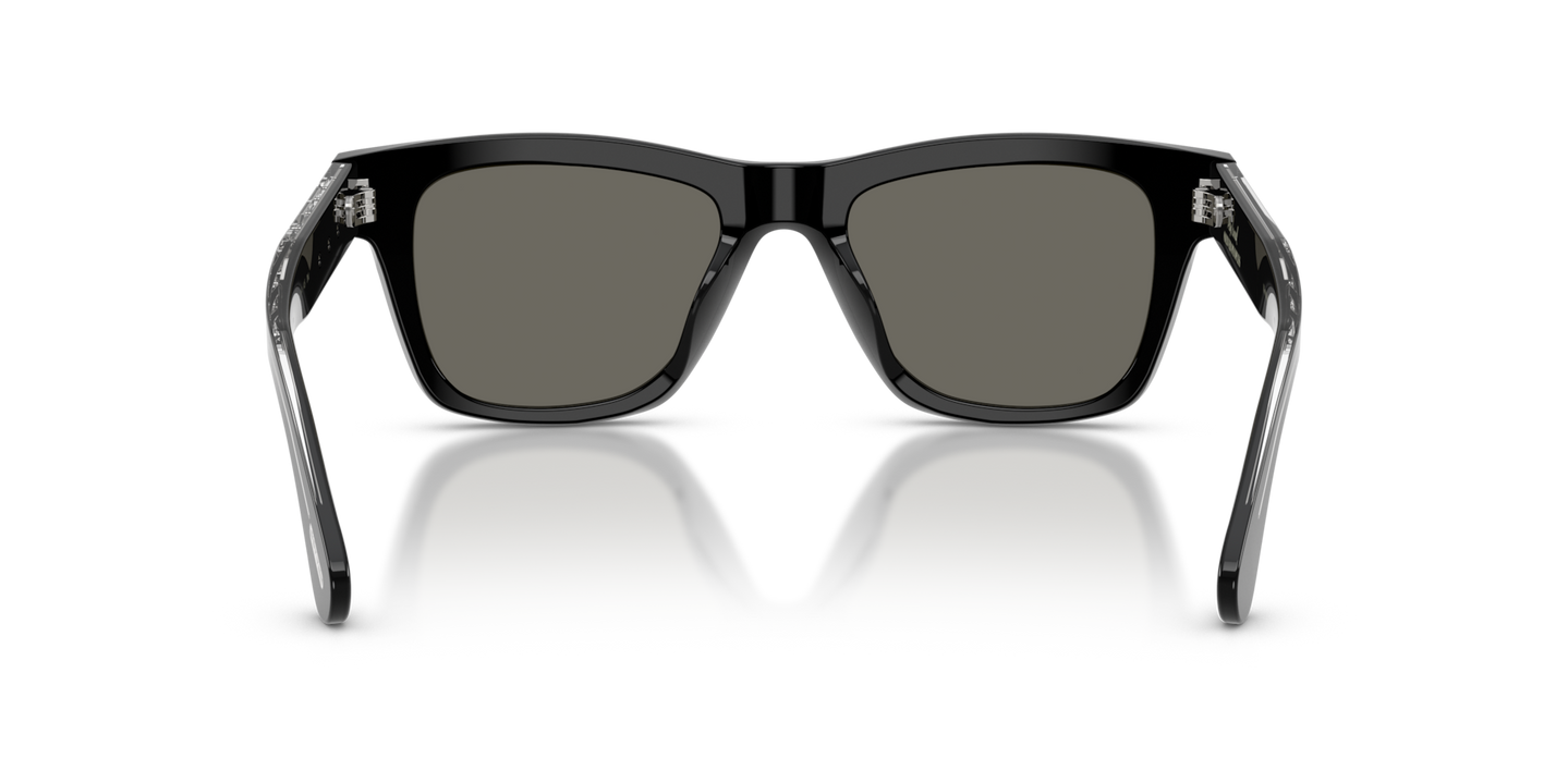 Oliver Peoples Alex Israel with Black frame and Grey lenses - Image Nosepads