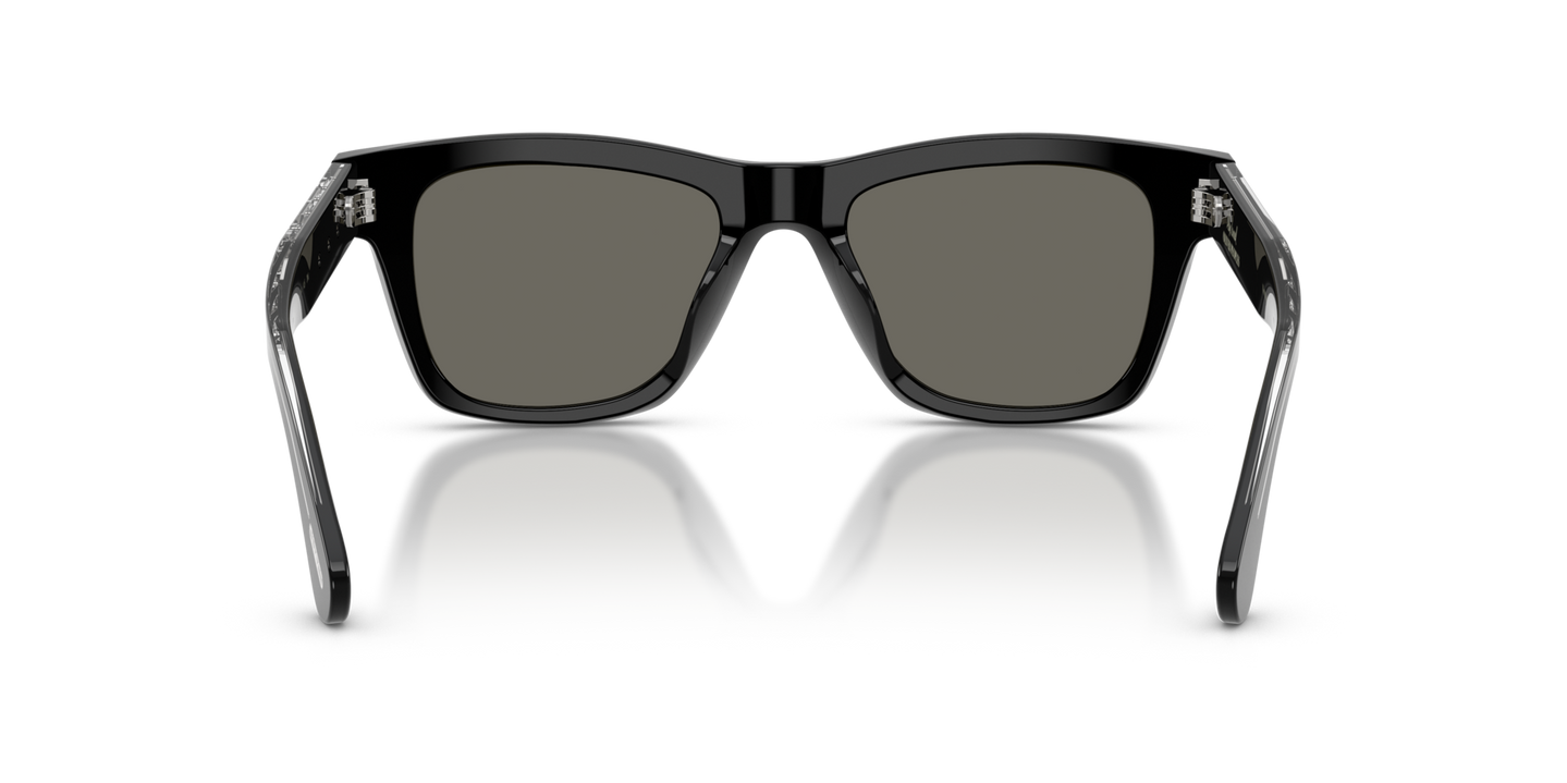 Oliver Peoples Alex Israel with Black frame and Grey lenses - Image Nosepads
