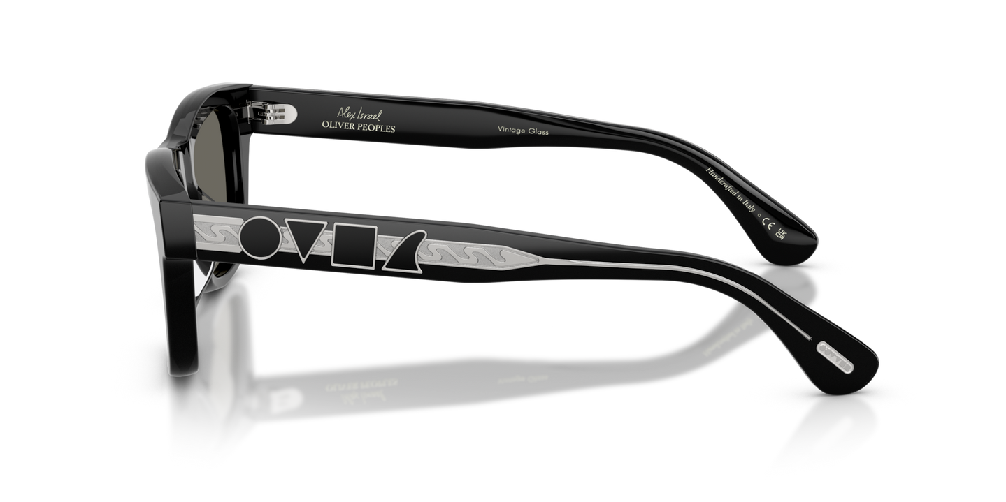 Oliver Peoples Alex Israel with Black frame and Grey lenses - Image Logo