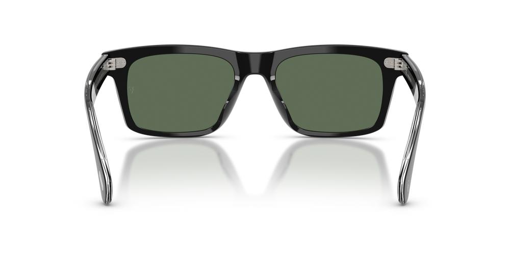 Oliver Peoples R-16 con montura Negro y lentes Verde - imagen 5