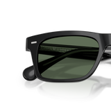 Oliver Peoples R-16 con montura Negro y lentes Verde - Variant