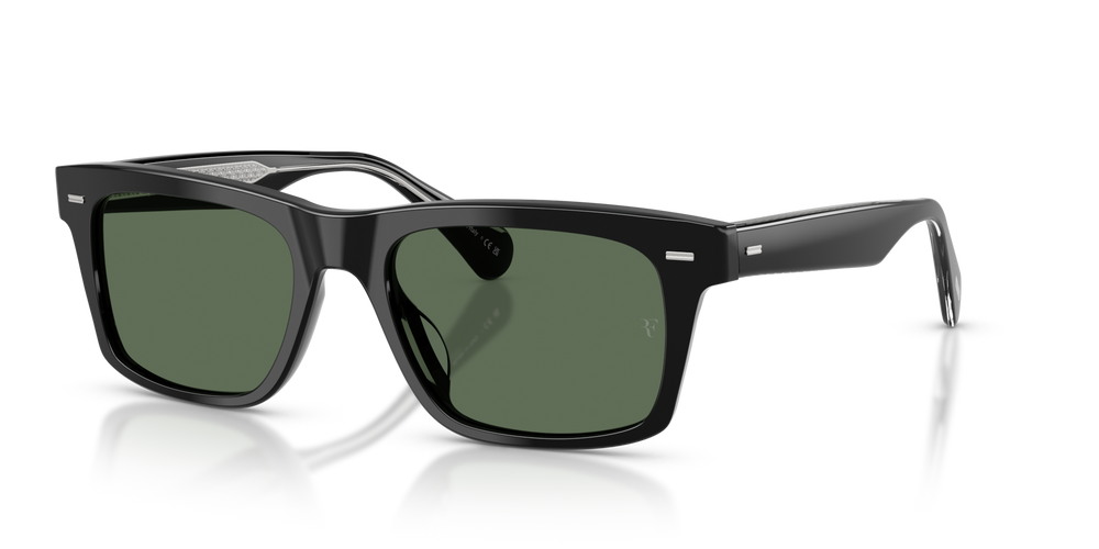 Oliver Peoples R-16 con montura Negro y lentes Verde - imagen 1