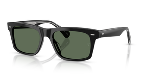Oliver Peoples R-16 con montatura Nero e lenti  Verde - L'immagine 1