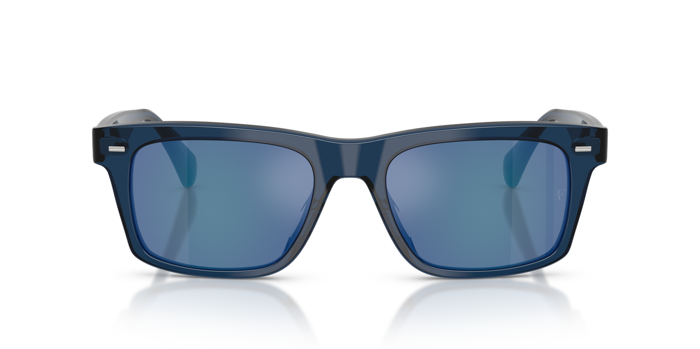 Oliver Peoples R-16 with Blue Ash frame and Blue lenses - Image Performance Lenses