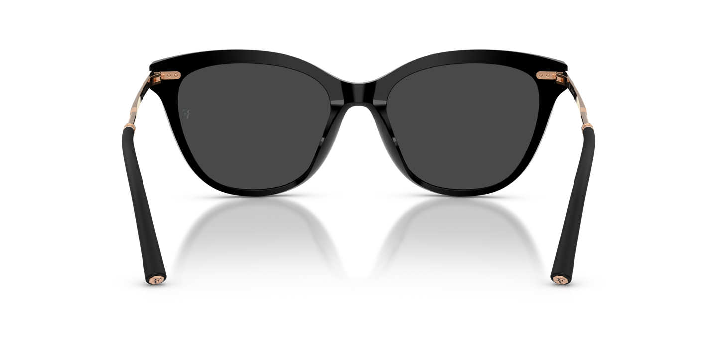Oliver Peoples Mrs. Federer with Black frame and Grey lenses - Image Nosepads