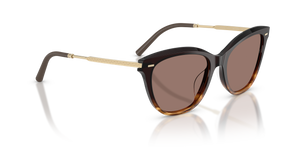 Sie Oliver Peoples Mrs. Federer mit Cortado Gestell und Braun Gläsern - Das Bild 3
