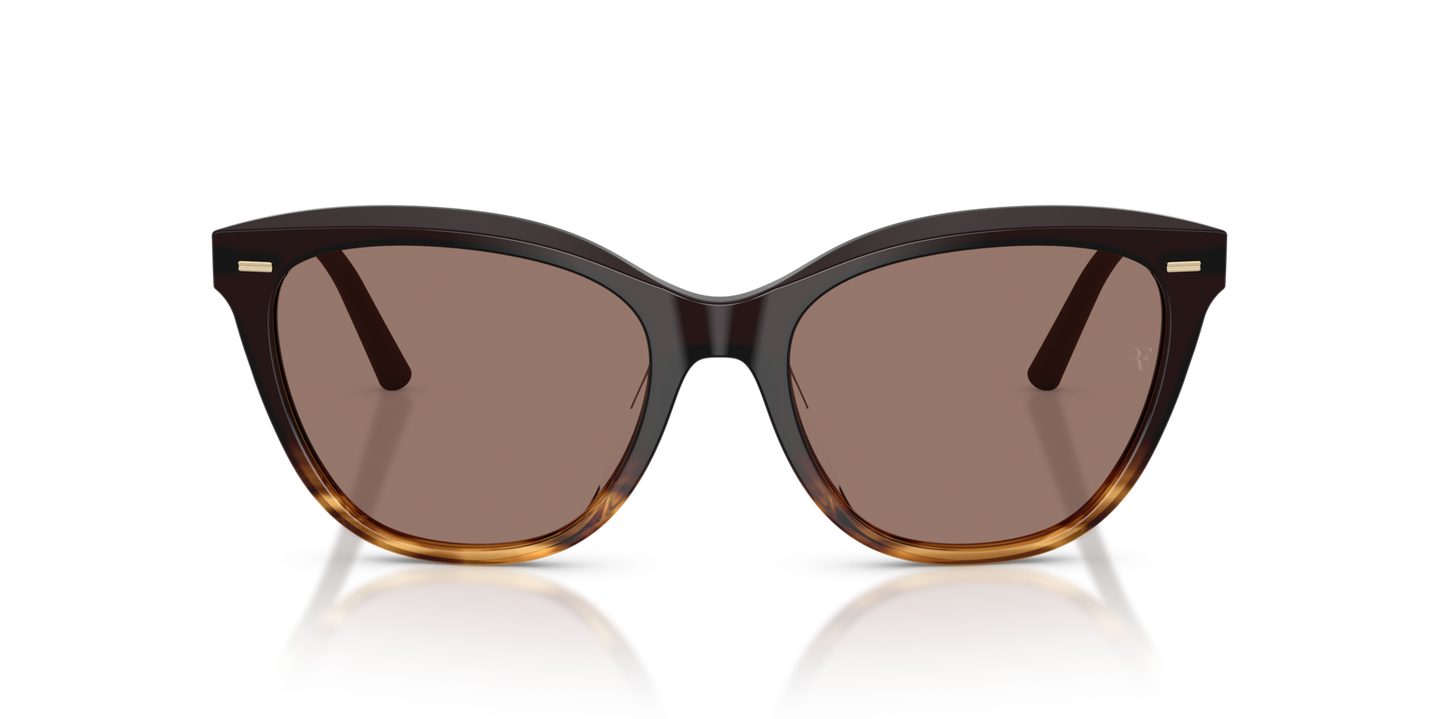Sie Oliver Peoples Mrs. Federer mit Cortado Gestell und Braun Gläsern - Bild Bügel