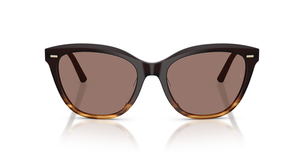 Sie Oliver Peoples Mrs. Federer mit Cortado Gestell und Braun Gläsern - Das Bild 2