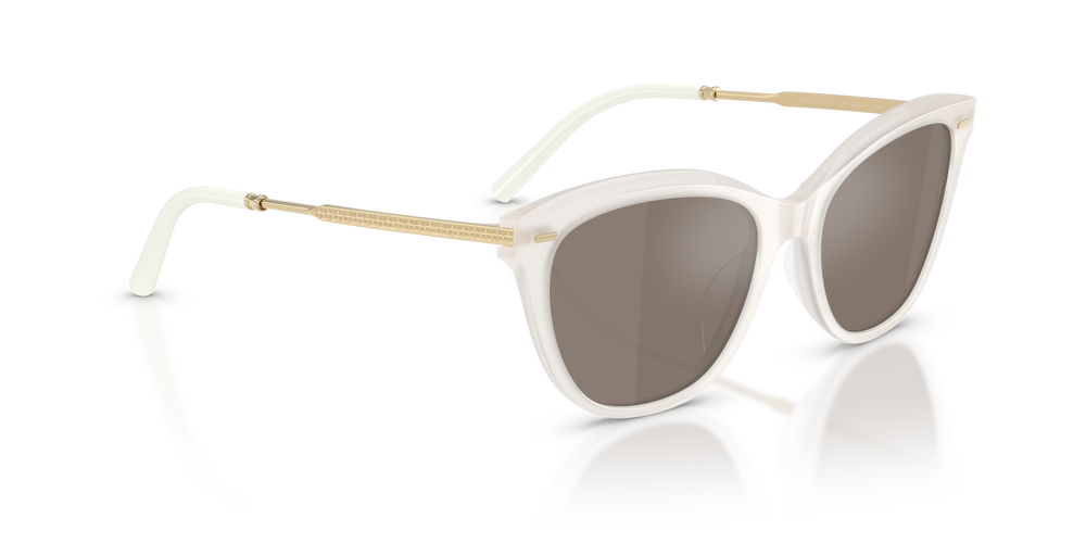 Sie Oliver Peoples Mrs. Federer mit Weiß warm Gestell und Braun Gläsern - bild 3