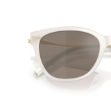 Sie Oliver Peoples Mrs. Federer mit Weiß warm Gestell und Braun Gläsern - Variant