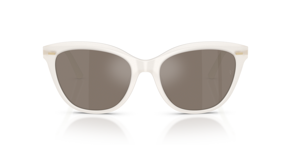 Sie Oliver Peoples Mrs. Federer mit Weiß warm Gestell und Braun Gläsern - bild 2