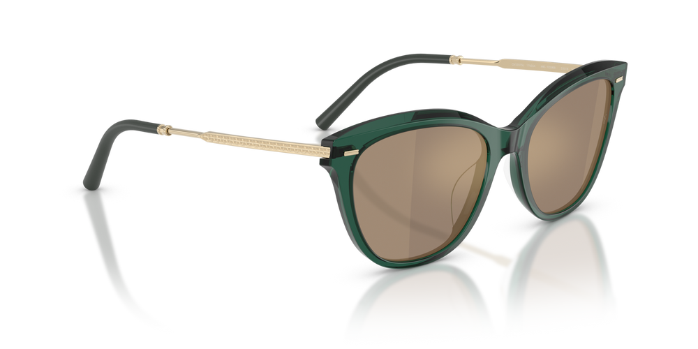 Oliver Peoples Mrs. Federer with Translucent Dark Teal frame and Gold lenses - image 3