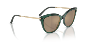 Oliver Peoples Mrs. Federer with Translucent Dark Teal frame and Gold lenses - image 3