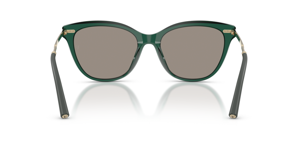 Oliver Peoples Mrs. Federer、Translucent Dark Tealフレーム、ゴールドレンズ - 画像 5