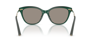 Oliver Peoples Mrs. Federer、Translucent Dark Tealフレーム、ゴールドレンズ - 画像 5