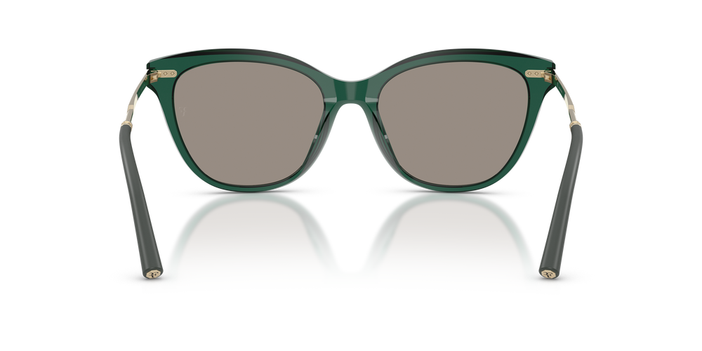 Oliver Peoples Mrs. Federer con montatura Translucent Dark Teal e lenti  Oro - L'immagine 5