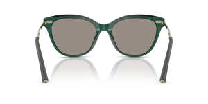 Oliver Peoples Mrs. Federer con montatura Translucent Dark Teal e lenti  Oro - L'immagine 5