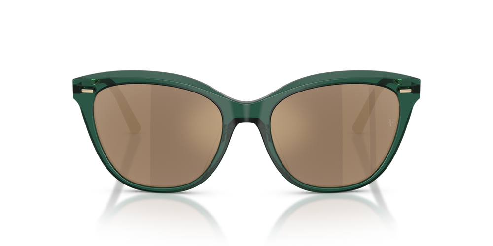 Oliver Peoples Mrs. Federer with Translucent Dark Teal frame and Gold lenses - image 2