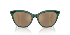 Oliver Peoples Mrs. Federer con montatura Translucent Dark Teal e lenti  Oro - L'immagine 2