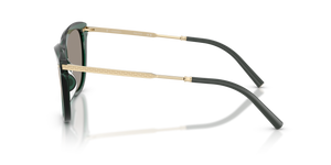 Oliver Peoples Mrs. Federer with Translucent Dark Teal frame and Gold lenses - image 4