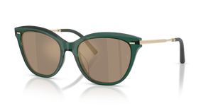 Oliver Peoples Mrs. Federer with Translucent Dark Teal frame and Gold lenses - image 1