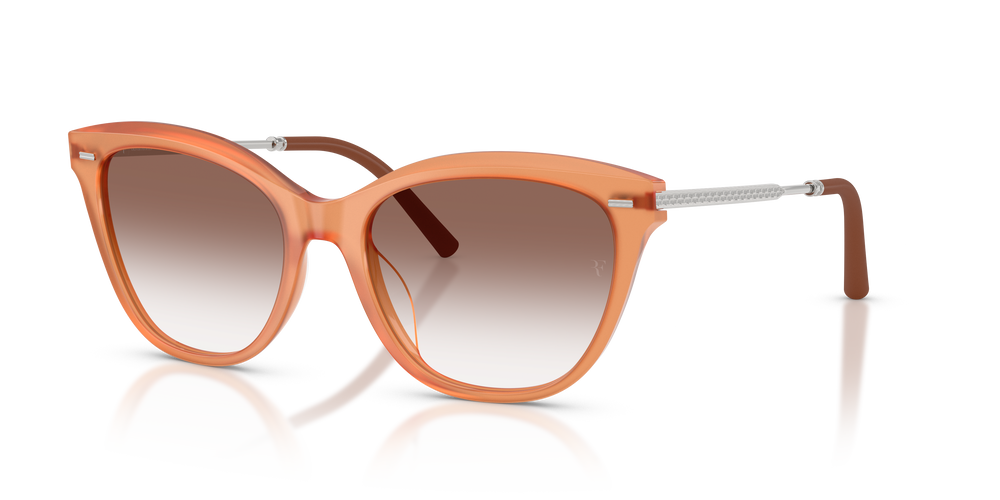 Sie Oliver Peoples Mrs. Federer mit Hibiskus Gestell und Braun Gläsern - Bild 4