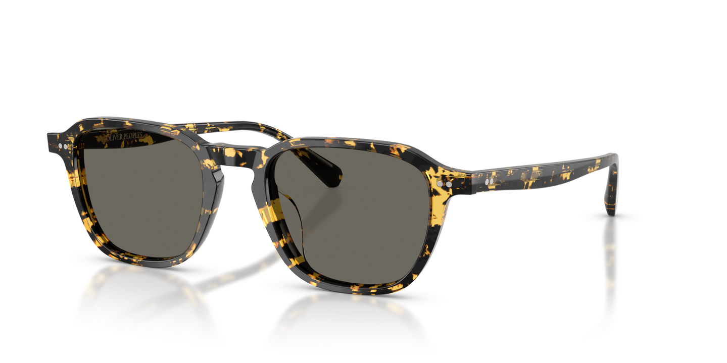 Oliver Peoples Emryn with Tokyo Tortoise frame and Grey lenses - Image Custom Corewire Filigree