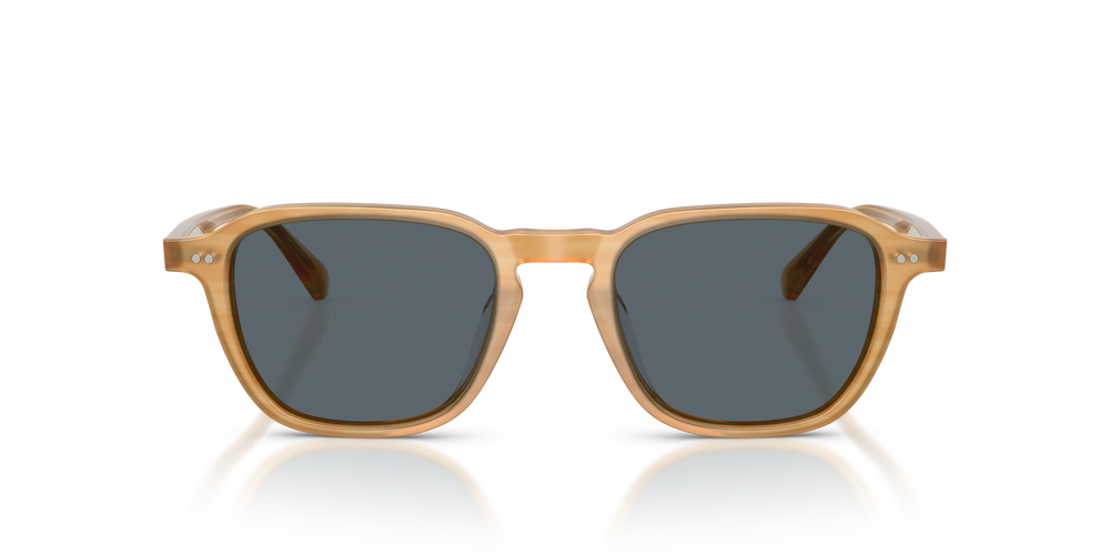 Oliver Peoples Emryn with Semi-Matte Goldwood frame and Blue lenses - image 2
