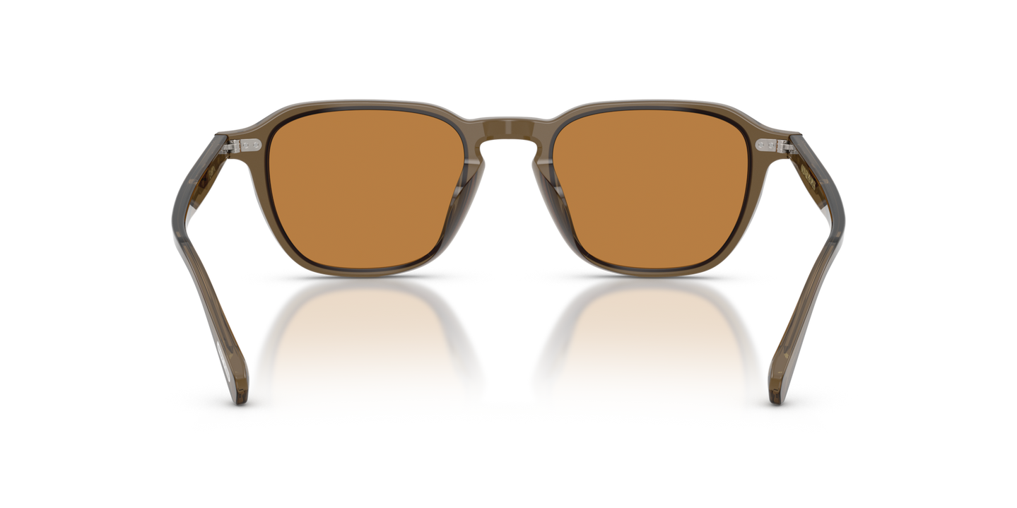 Oliver Peoples Emryn、ヘーゼルフレーム、ブラウンレンズ - 画像 ノーズパッド
