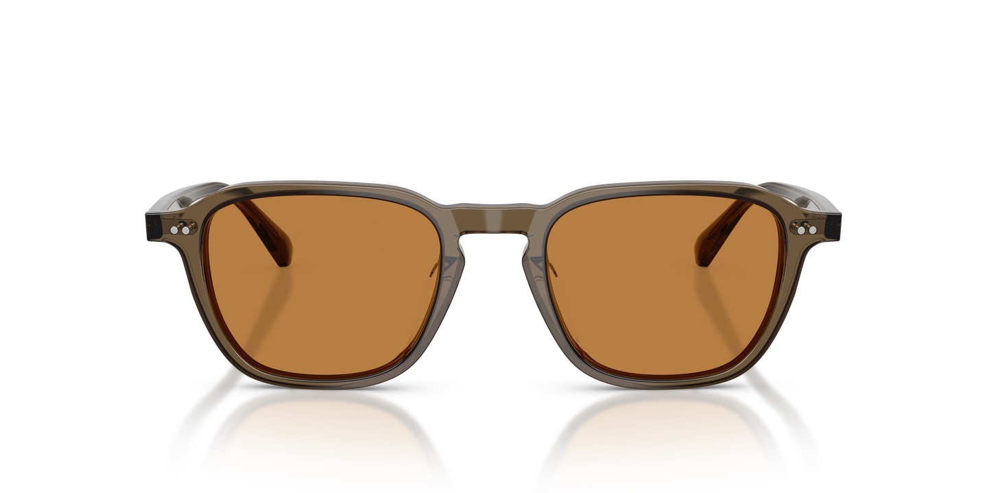 Oliver Peoples Emryn with Hazel frame and Cognac lenses | Oliver