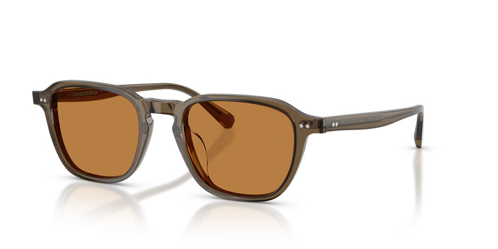 Oliver Peoples Emryn with Hazel frame and Cognac lenses | Oliver