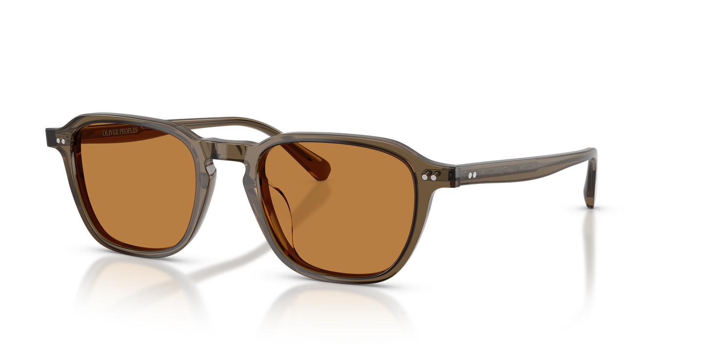 Oliver Peoples Emryn with Hazel frame and Cognac lenses | Oliver